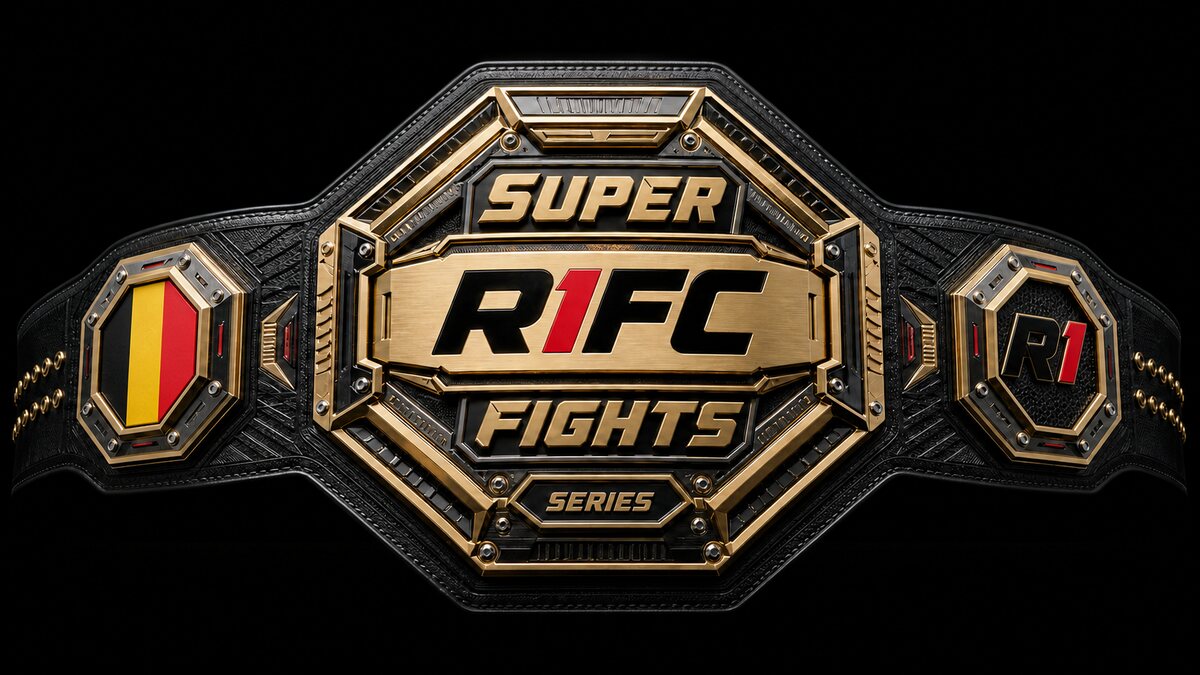 The RANK1 Superfights championship belt